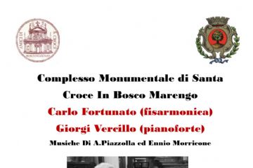 Locandina concerto maestri Vercillo e Fortunato