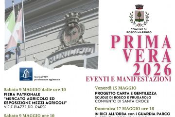 Eventi e manifestazioni - primavera 2026