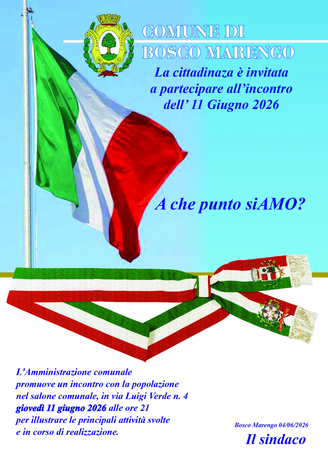 Incontro con la popolazione